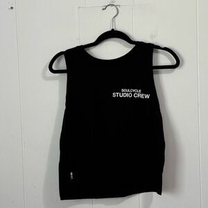 Soul Cycle Black Crew Muscle Tank Size Small‎